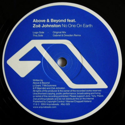 Above Beyond Feat Zoe Johnston No One On Earth Gabriel Dresden Remix on earth gabriel dresden remix