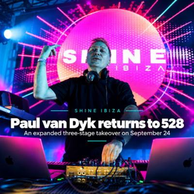 Paul van Dyk performing at SHINE Ibiza ahead of the 2026 return to 528 Ibiza